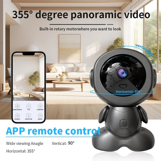 Security Camera 8MP Wifi Surveillance Robot Camera PTZ Security Baby Monitor Two Way Audio Night Vision AI Smart Tracking Home IP Cameras