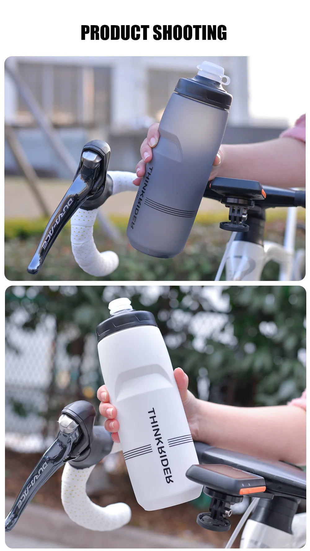 ThinkRider 620ml/750ml Bicycle Bottle MTB Road Bike Water Bottle