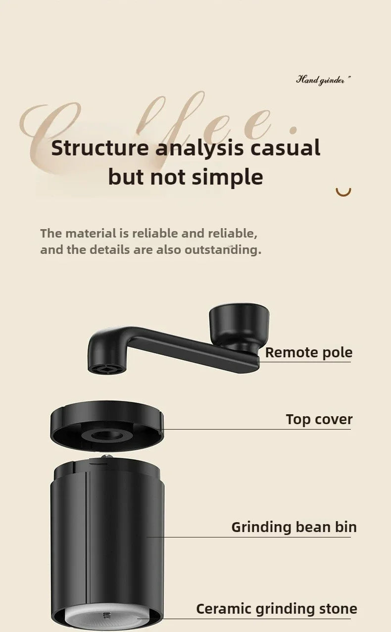 2025 New Hand Cranked Coffee Grinder