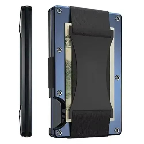 Forged Carbon Fiber Minimalist Slim Wallet RFID shield Unisex