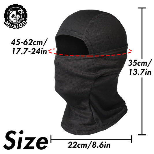 Motorcycle Balaclava Fashion Print Sun Protection Full Face Mask