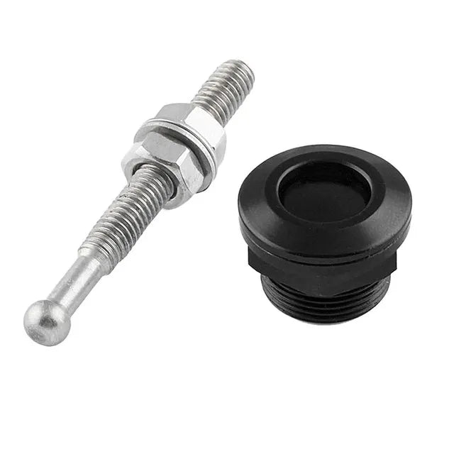 1Pcs 22mm Universal Car Hood Pins Kit Aluminum Push Button Bonnet Quick Release Latch Bumper License Plate Lock Clip