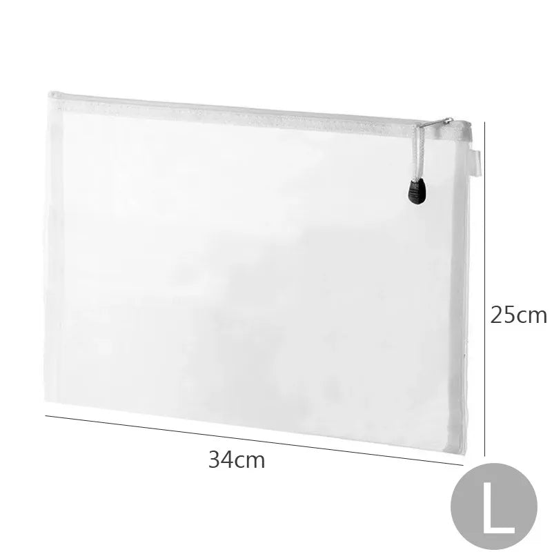 Mesh Zipper File Bag Toy Storage Bag