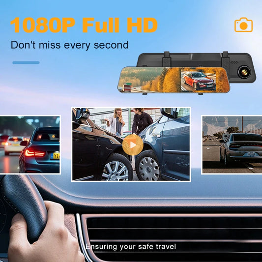 Dash cam 5.5-Inch Driving Recorder Rearview Mirror 1080P HD
