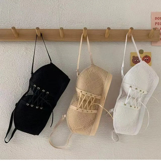 Women's bra sexy Lace Lingerie Fashion Push Up Comfort Brassiere For Girls Without Steel Rings Female Lingerie