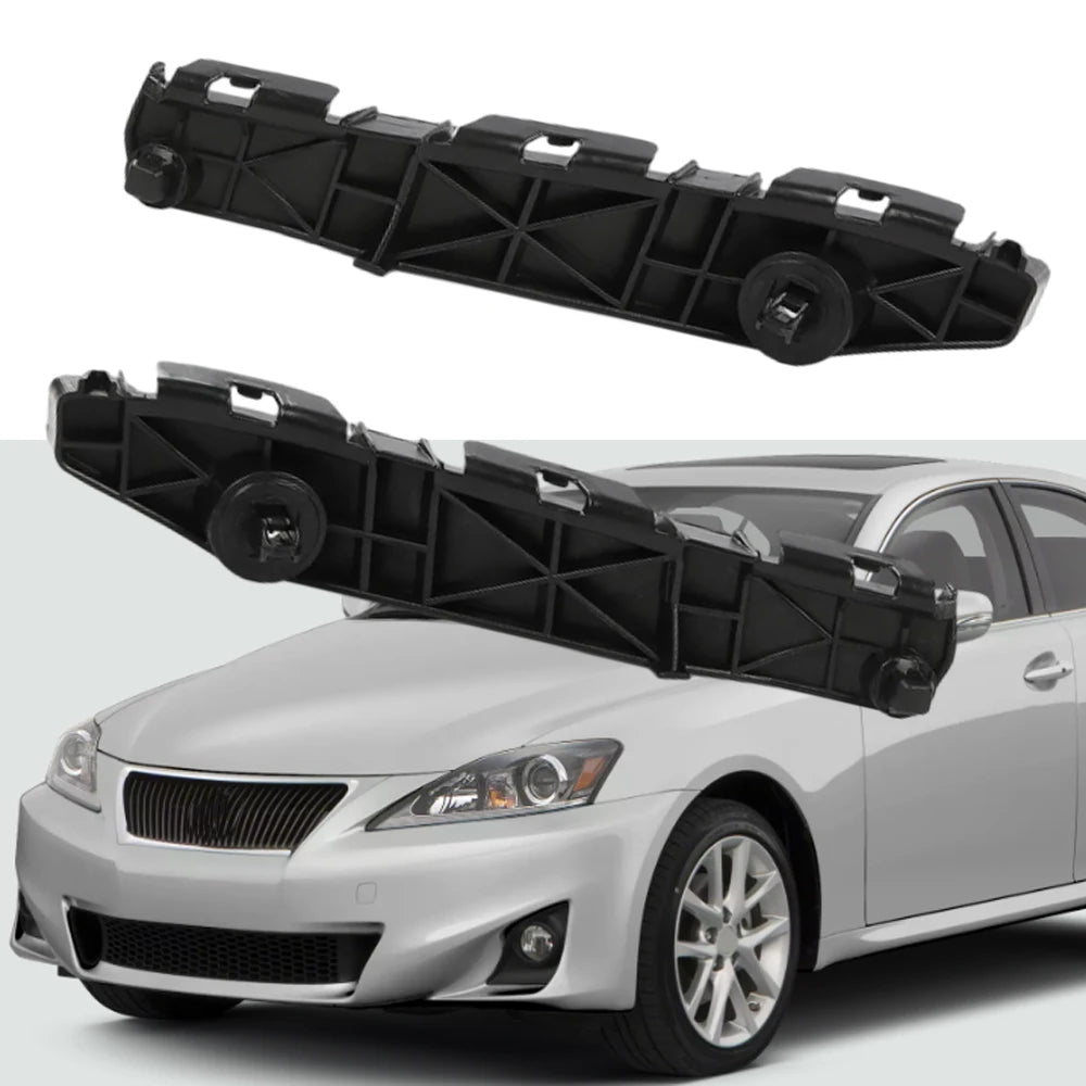 1 Pair Car Front Bumper Holder Bracket Support Left+Right Side For Lexus IS250 IS350 52536-53011 52535-53011