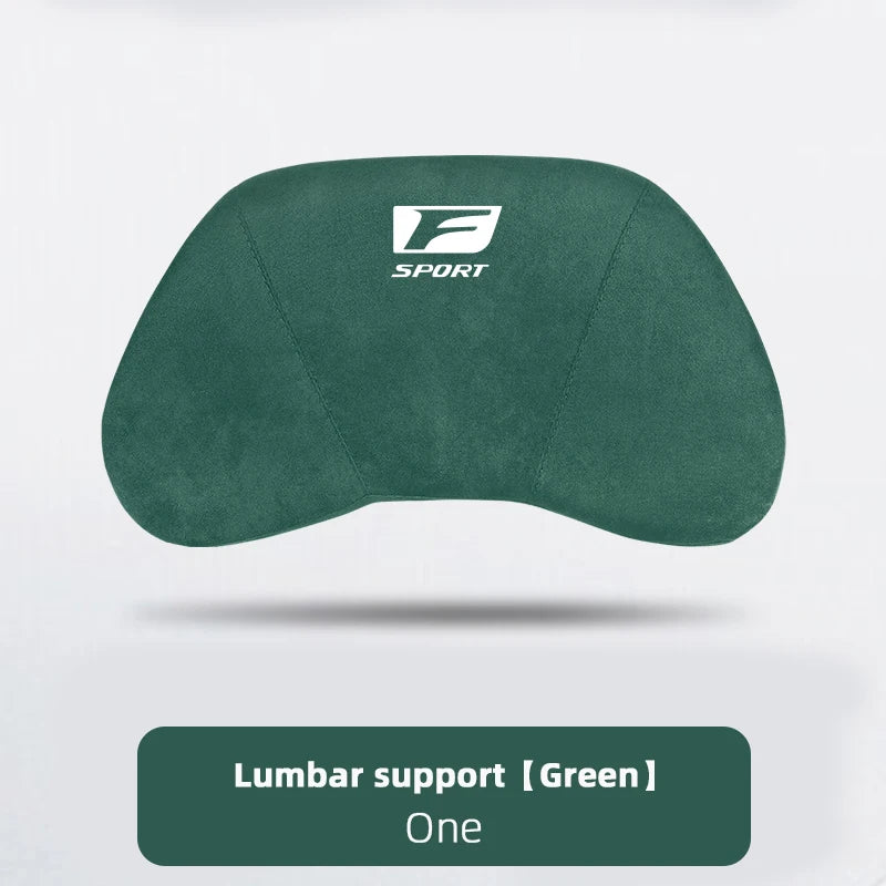 Lexus F-Sport Suede Headrest Memory Cotton Neck Pillow For Lexus ES300 RX330 RX300 GS300 IS250 IS200 CT200h IS300 NX RX LX GX GS