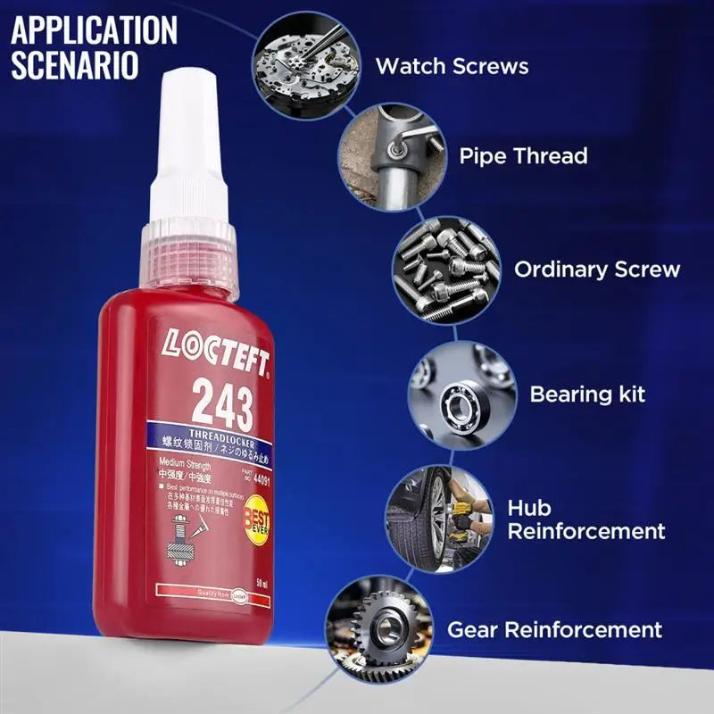 50ml Threadlocker Screw Glue Quickly Cured Thread Locking