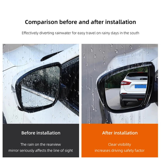 Car Rear View Mirror Rain Eyebrow Sun Visor Cover For Lexus F SPORT RX300 IS200 IS250 ES350 Ct200h UX250h NX300h RX350 ES300h LS
