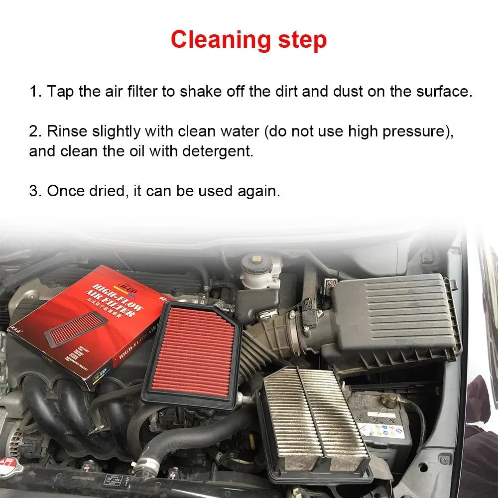 Car Cold Air Intake Filter for BMW 116d 118d 120d 123d 316D 318d 320D 325d 330D 335d X1 xDrive 2.0L High Flow Air Filters