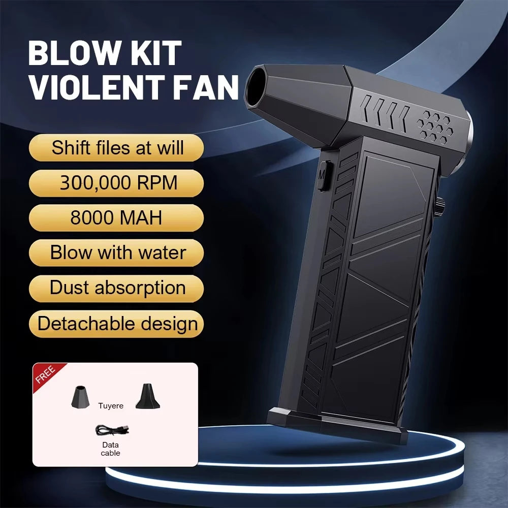 X9 Turbo Fan Jet 300000RPM Turbo Jet Blower Brushless Vacuum Cleaner
