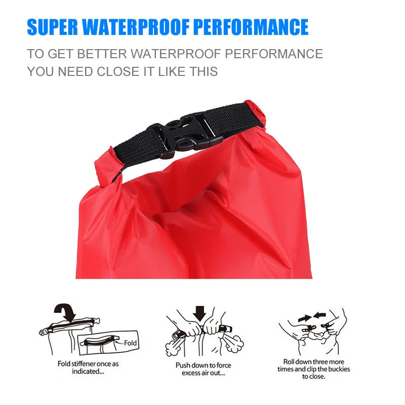 1.2L Portable Red Waterproof First Aid Kit Bag Emergency Kits