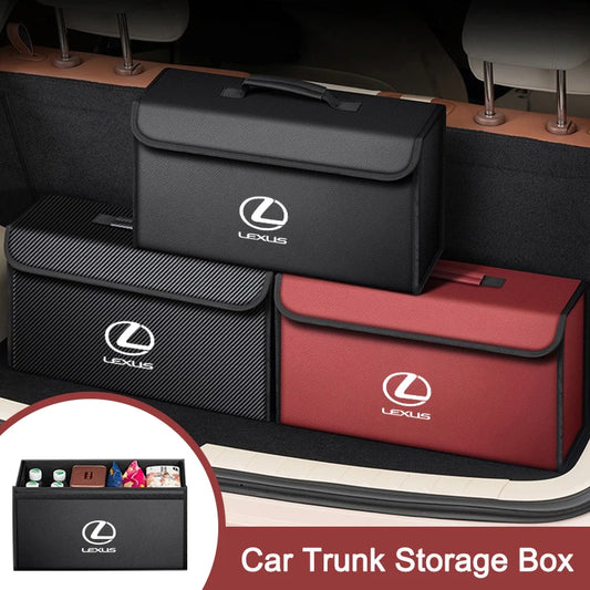 Car Trunk Organizer Box Large Capacity Folding Storage Bag For Lexus Fsport RX330 IS250 Ct200h ES300h RX350 IS300h NX300h RX400h