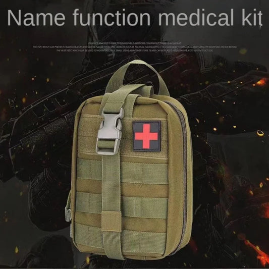 Portable Tactical First Aid Kit Medical Bag For Hiking Travel Home Emergency