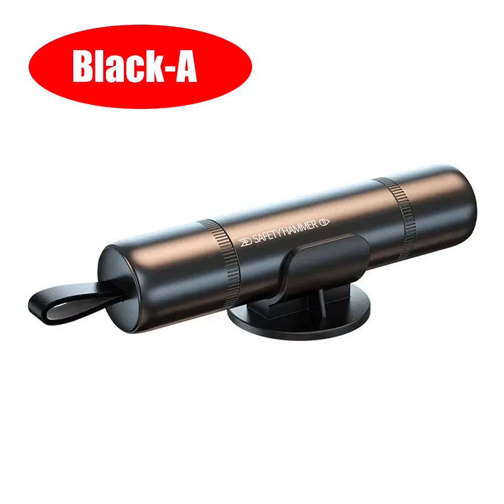 2 In 1 Car Safety Hammer Emergency Glass Breaker Cut The Seat Belt High Hardness Tungsten Steel Rescue Tool Auto Accessories