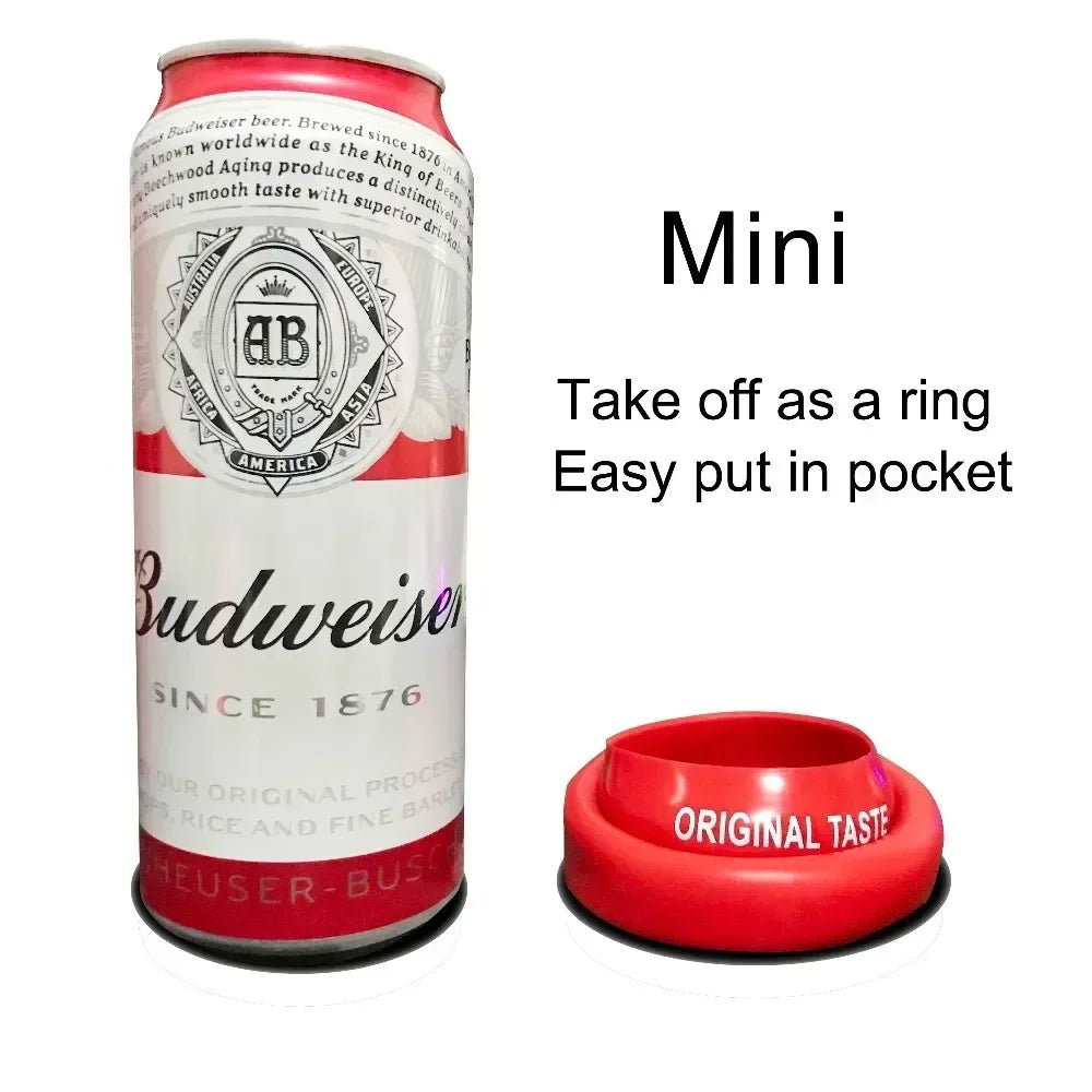 Silicone beer can cover Bottle Sleeve hide a beer
