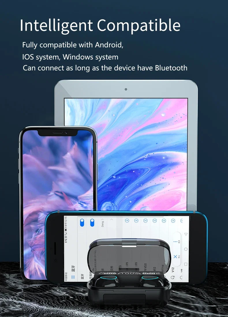 M10 TWS Bluetooth Headphones 3500mAh Charging Box