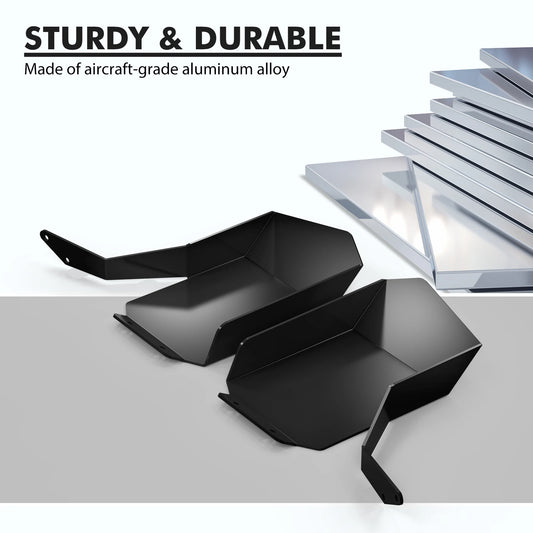 BEVINSEE Air Intake Scoops for BMW E60 E61 M5 520i 525i 530i 535i 520d 525d 530d 535d 2007-2010