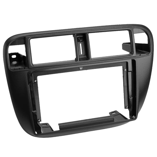 9'' LHD Car Radio Stereo Dash Fascia Frame Panel Trim Fit for Honda Civic EJ/EK/EM 1995 1996 1997 1998 1999 2000 2001 Black ABS