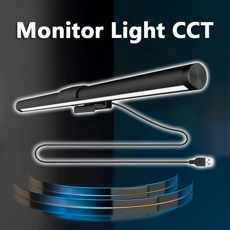 LED Desk Lamp Monitor Light Bar Eye-Care Stepless Dimming Lighting