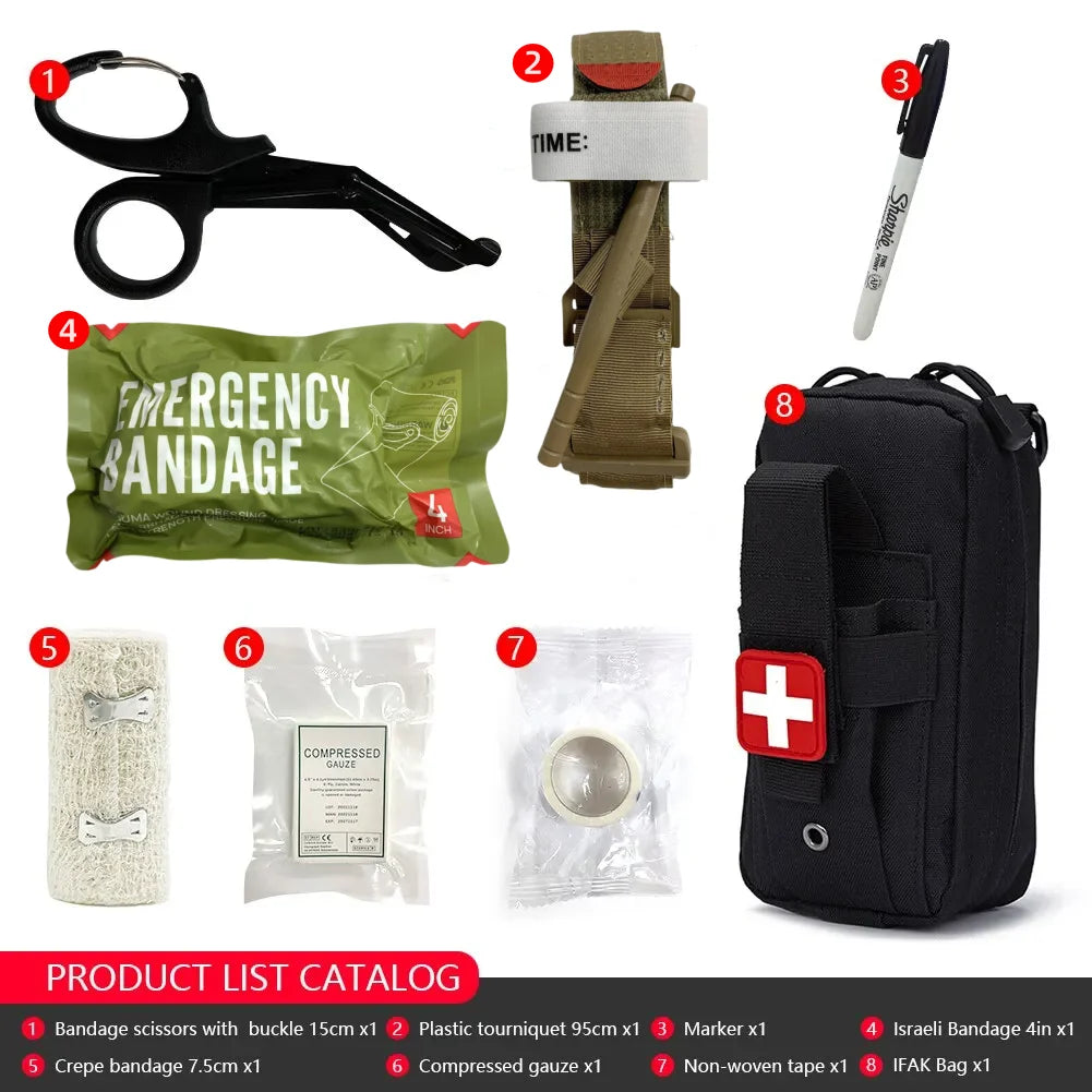 50611s-2 Tactical EMT First Aid Kit Pouch Bag