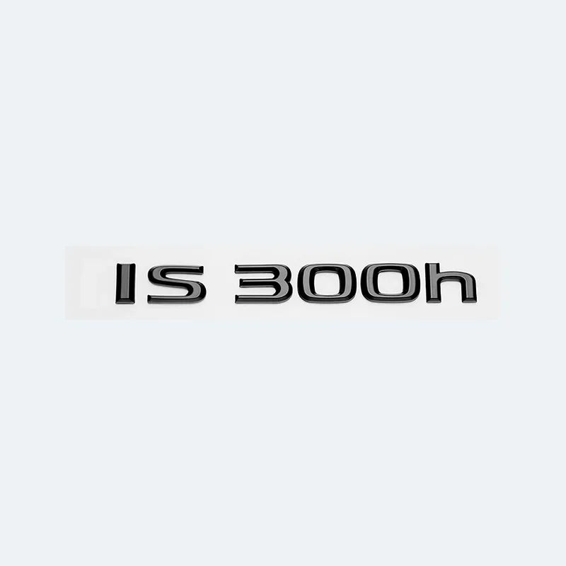 Lexus ABS Letters IS200 IS250 IS300 IS350 IS300h IS200t HYBRID Emblem For Lexus Car Trunk Logo Badge Sticker