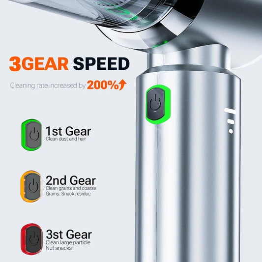 Xiaomi Youpin Car Vacuum Cleaner Strong Suction Cordless Wireless Cleaner Portable HandHeld Vacuum Cleaner Cleaning Machine New