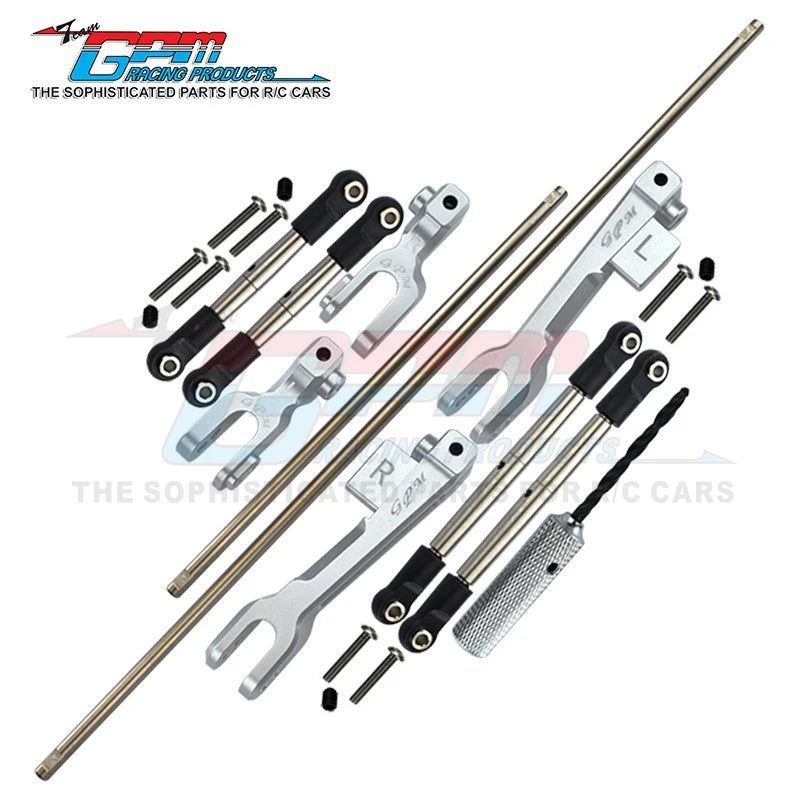 GPM Aluminum Front & Rear Sway Bar & S2 Stainless Steel Linkage For RC TRAXXAS Unlimited Desert Racer 1/7 UDR Anti-Roll Bar