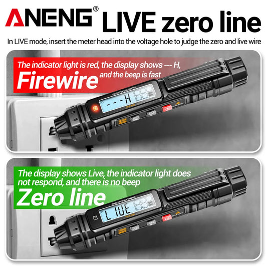 ANENG A3005 Digital Multimeter Pen Type 4000 Counts Professional Meter Non-Contact Auto AC/DC Voltage Ohm Diode Tester For Tool
