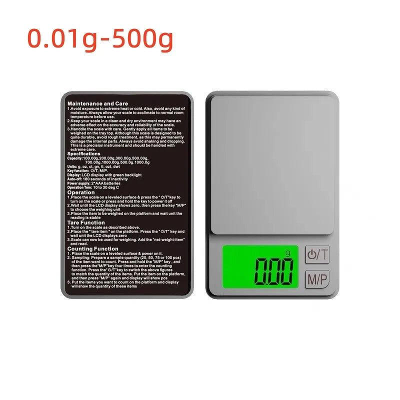 Mini Digital Scale 100/500/1kg 0.01g