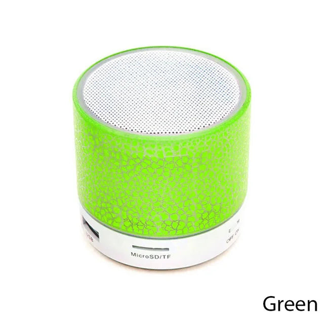 Universal Mini Bluetooth Speaker Wireless Speaker Colorful LED TF Card USB Subwoofer Portable MP3 Music Sound Column For Phones