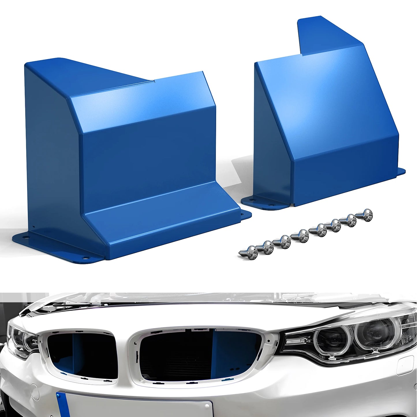 QT BEVINSEE Air Intake Scoops for BMW F30 F20 F22 F21 F23 F33 F36,M2 F87,M3 F80,M4 F82/F83 N20 N55 B48 B58