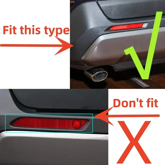 Car Rear Bumper Reflector Light Tail Brake Lamp For Toyota Rav4 XA50 2019 2020 2021 2022