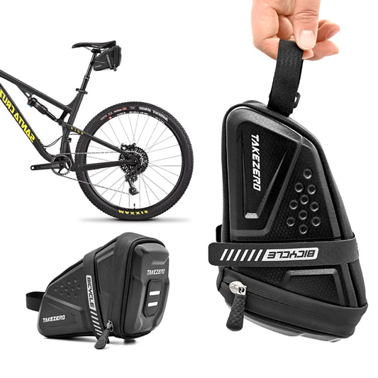 Bicycle Saddle Bag Waterproof Mountain Bike Saddle Storage