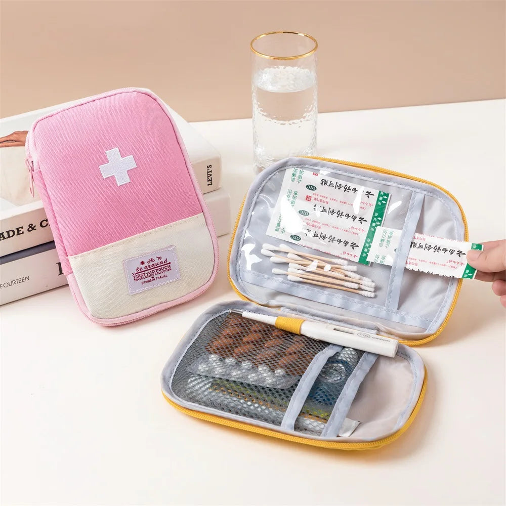 3 Pcs/set Portable Medical Storage Bag First Aid Kit Organizer Home Outdoor Travel Bag