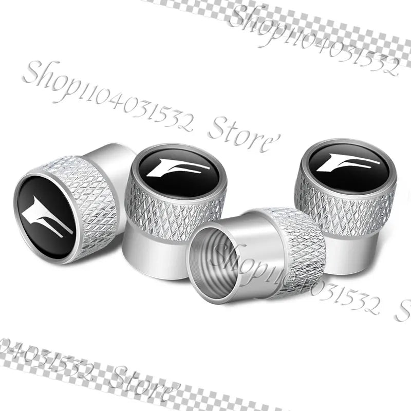 4Pcs F Sport Logo Car Wheel Tire Valve Caps Rim Stem Dust-proof Covers For Lexus NX RX GS RX350 RX300 RX330 IS500 IS250 CT200