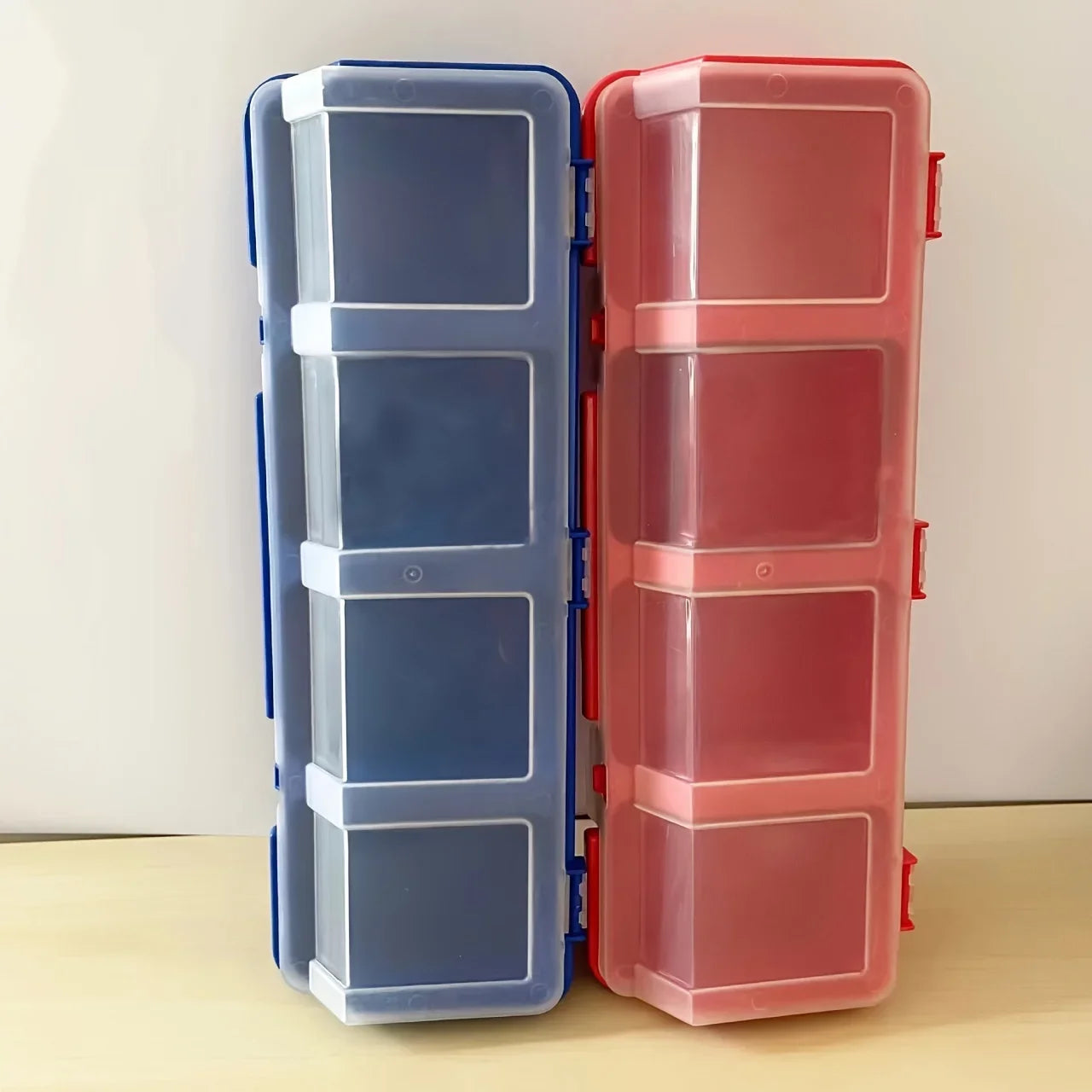 1Pc/2Pcs Multi-Compartment Organizer Box For Screws & Small Parts