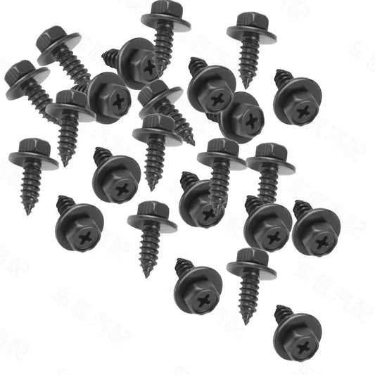 Universal Car Bumper Fender Fastener Hex Head Self Tapping Screws Car Fender Splash Guards