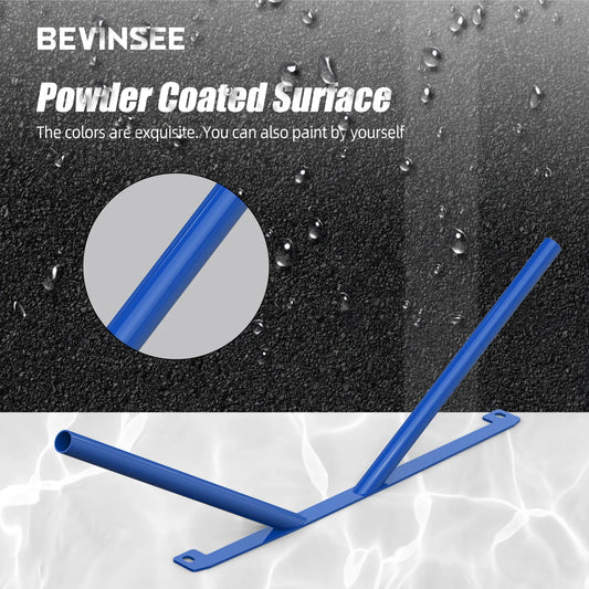 BEVINSEE Kidney Struts Kidney Brace Kidney Grille Decoration For BMW E46 323i 325i 328i 330i 1999-2006