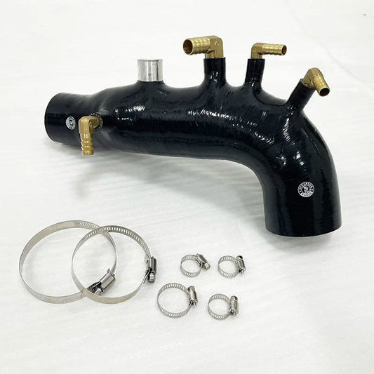 Qatar Silicone Turbo Inlet Intake Hose + Clamps For Subaru Impreza WRX Legacy GE GH GR EJ25 Engine 2.5L 08-14 REV9