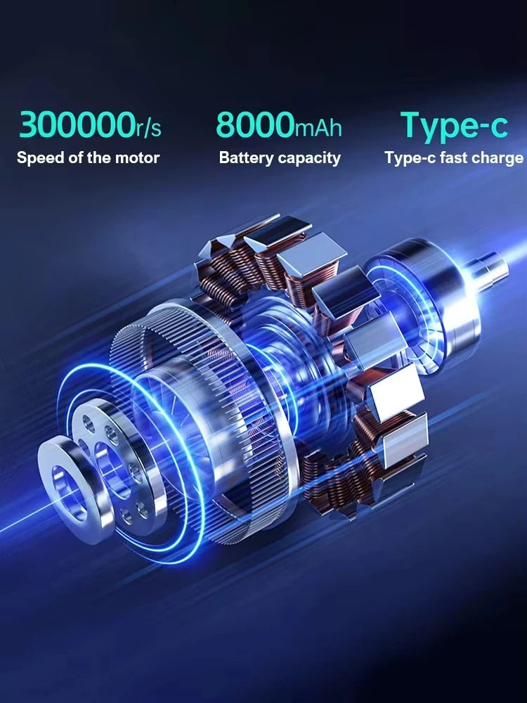 X9 Turbo Fan Jet 300000RPM Turbo Jet Blower Brushless Vacuum Cleaner