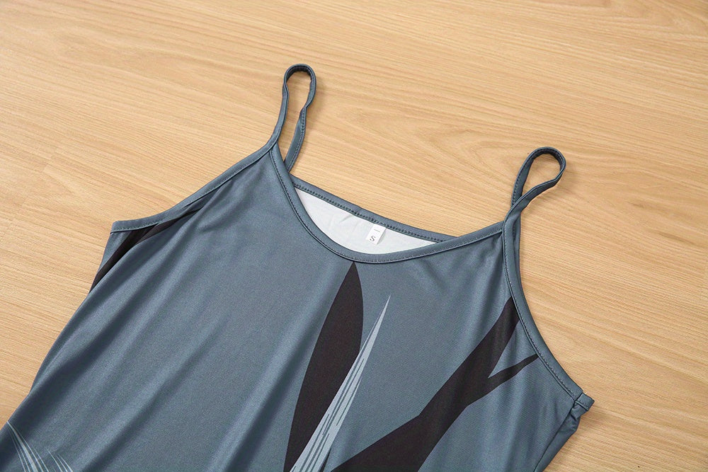 Floral Print Cami Dress, Crew Neck Mini Strap Dress, Casual Every Day Dress, Women's Clothing