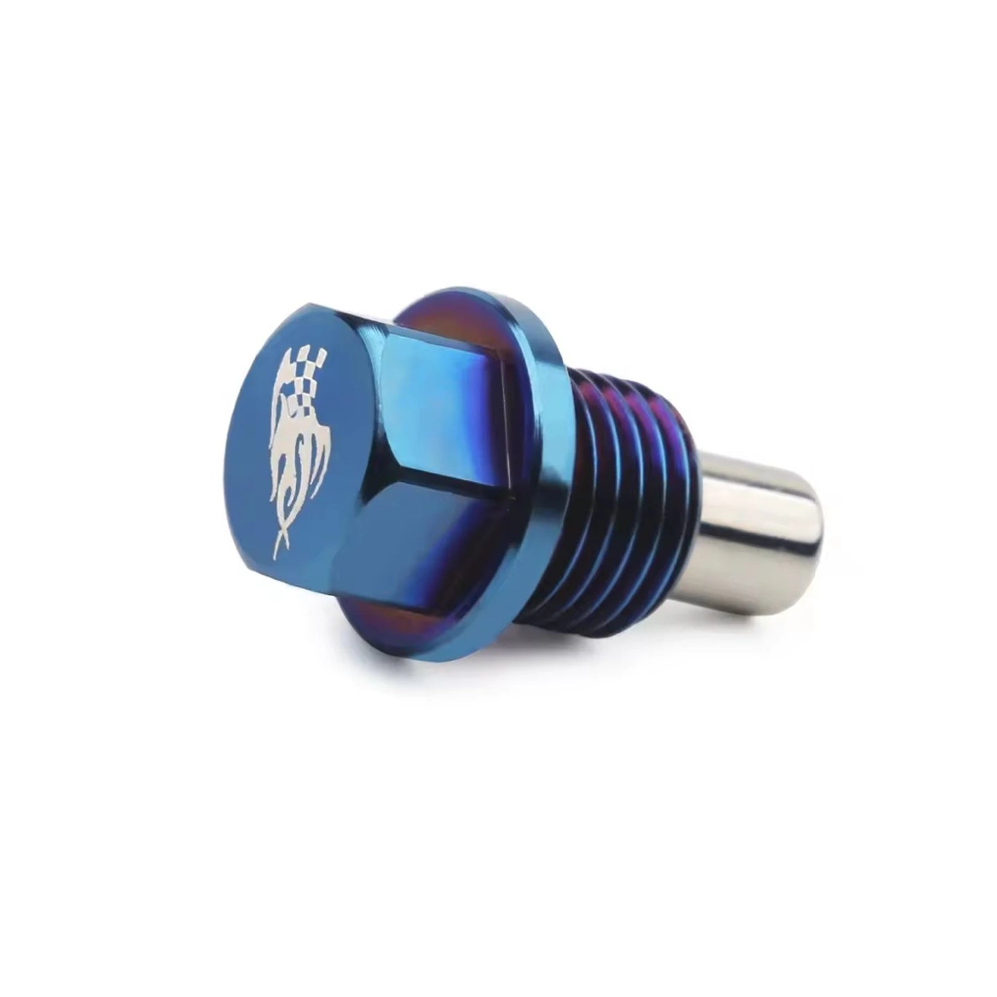 Titanium Alloy Magnetic Oil Drain Plug Oil Sump Nut M12x1.25 M12x1.5 M12x1.75 M14x1.5 Reusable Permanent Magnetism 5000 Gs
