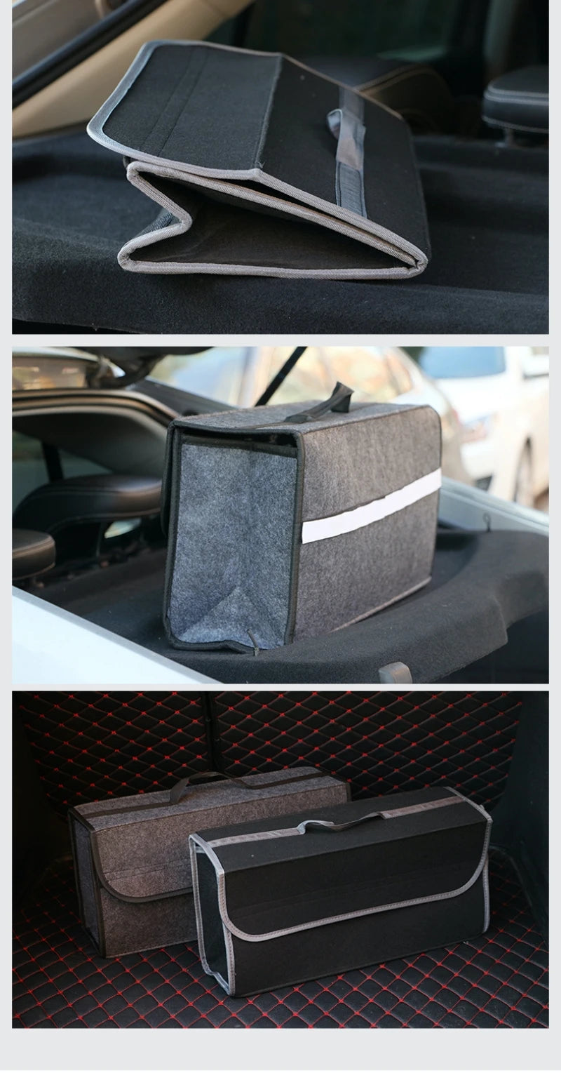1PC Large Anti Slip Compartment Boot Storage Organizer Tool Car Storage Bag