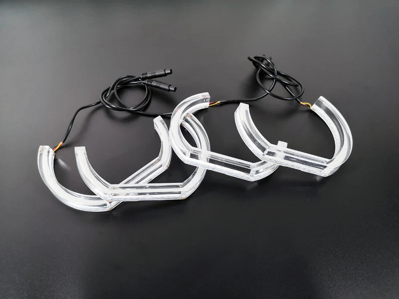 For Toyota Chaser JZX100 Ultra Bright Day Light Turn Signal DTM Style LED Angel Eyes Halo Rings Kit