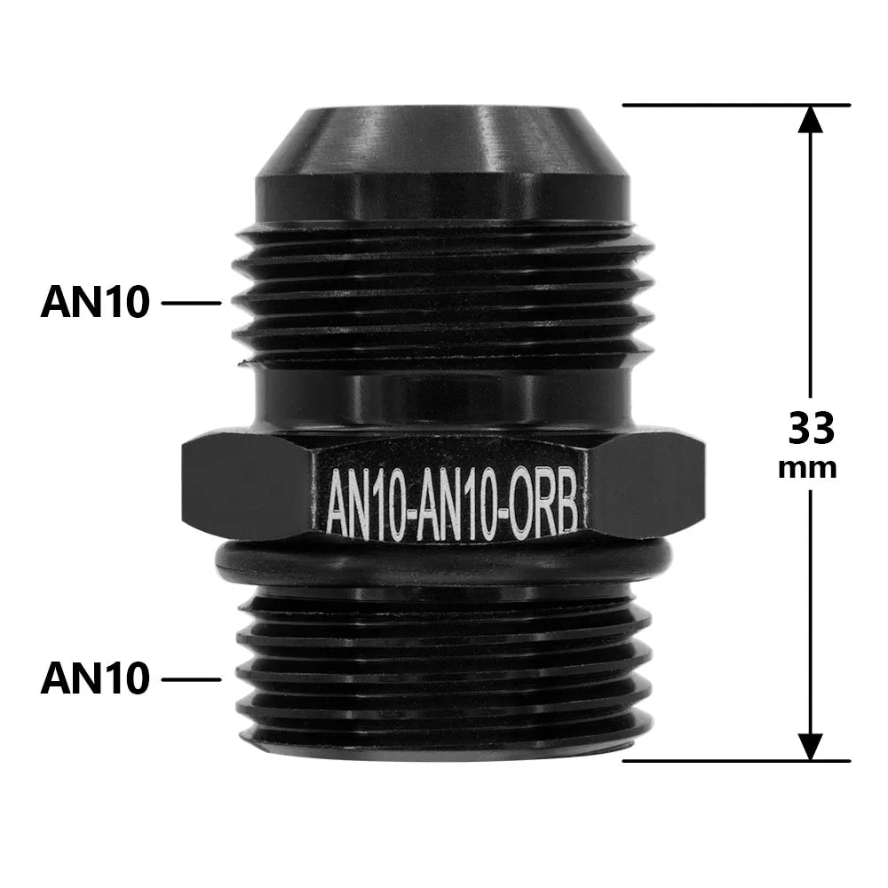 1Pcs Aluminum Alloy AN6/AN8/AN10/AN12 to AN/M14/M16/M18x1.5 Metric Fuel Hose Adapter Pipe Thread Fitting for Oil Cooler System
