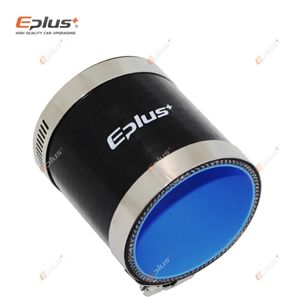 EPLUS Universal Silicone Tubing Hose Straight Intercooler Turbo Intake Pipe Coupler Black Length 76mm Multi Size