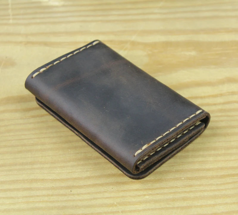 Handmade Genuine Leather Card Wallet Card Holder Unisex