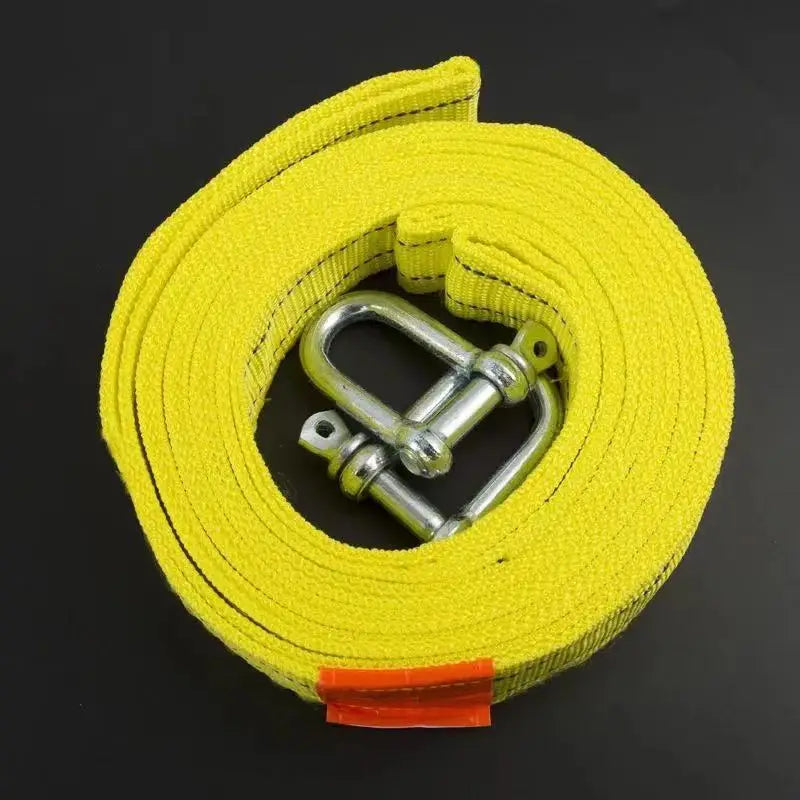 5 Tones Tow Rope Strap Bar Off Road Accessories Loop Hook Car Trailer