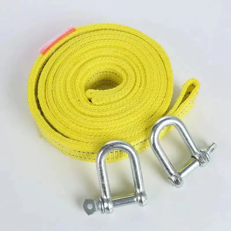 5 Tones Tow Rope Strap Bar Off Road Accessories Loop Hook Car Trailer